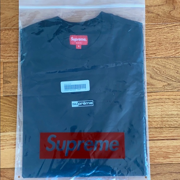 Supreme | Shirts | Supreme Invert Black Small Logo Tee Nwt | Poshmark